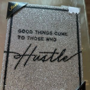 Glitter sparkling canvas wall art